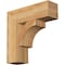 Ekena Millwork Westlake Block Rough Sawn Bracket, Western Red Cedar, 4"W x 14"D x 14"H BKT04X14X14WTL05RWR - alternate 1